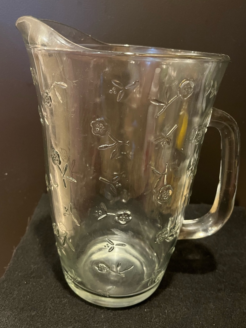 Vintage Anchor Hocking Savannah Clear 72 Oz Pitcher